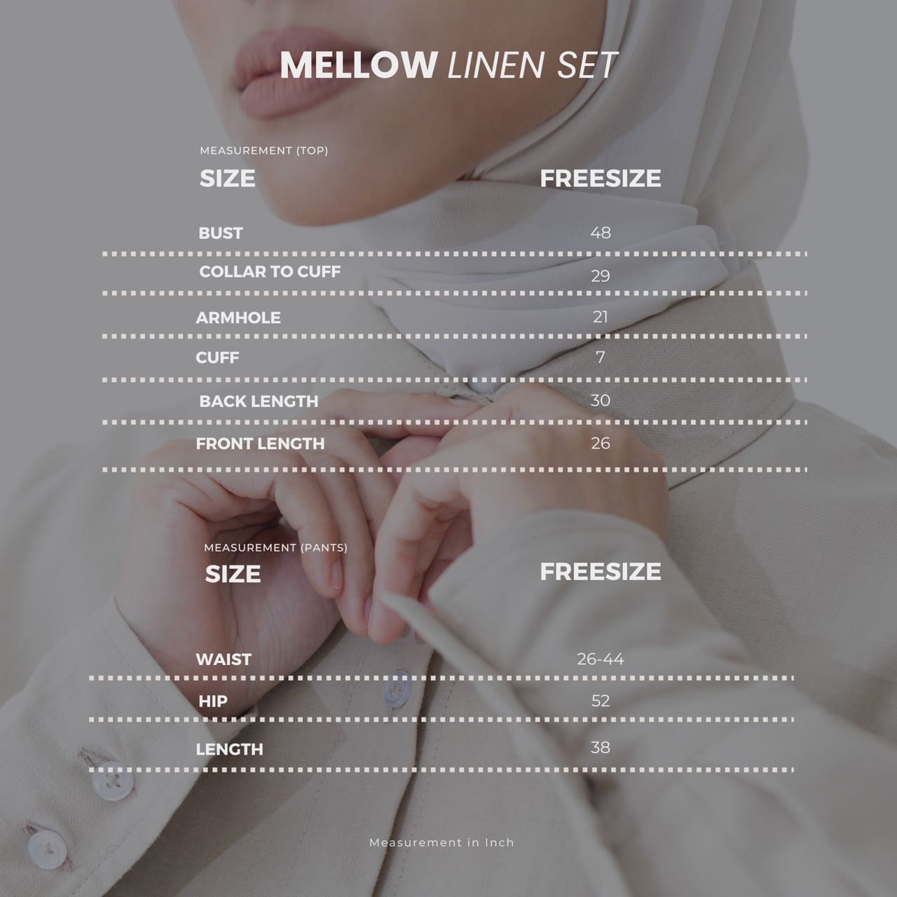 MELLOW LINEN TOP ONLY