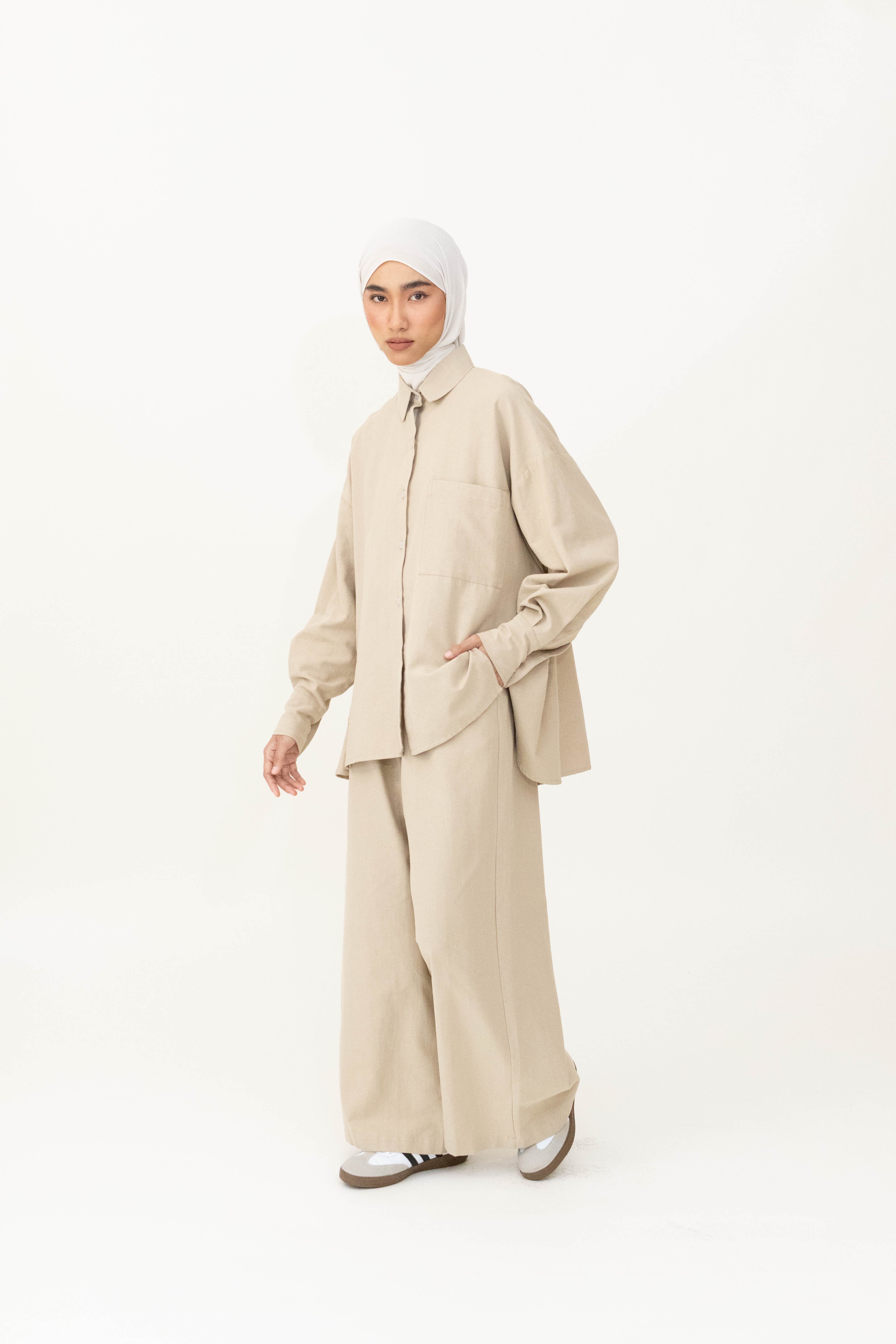 MELLOW LINEN TOP ONLY