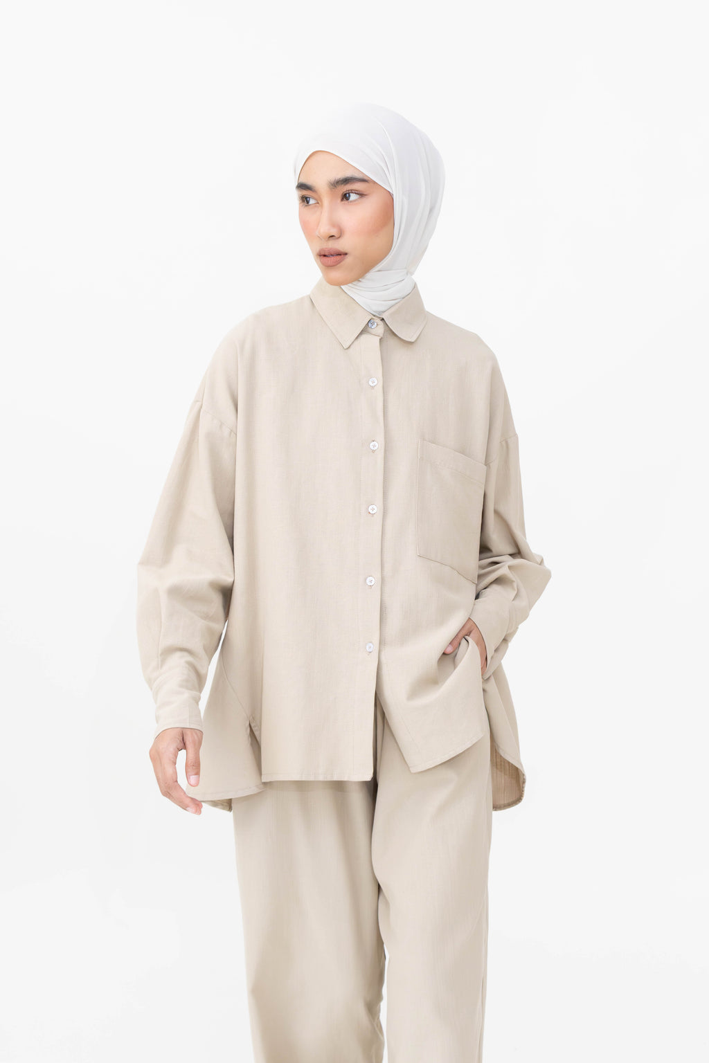 MELLOW LINEN TOP ONLY