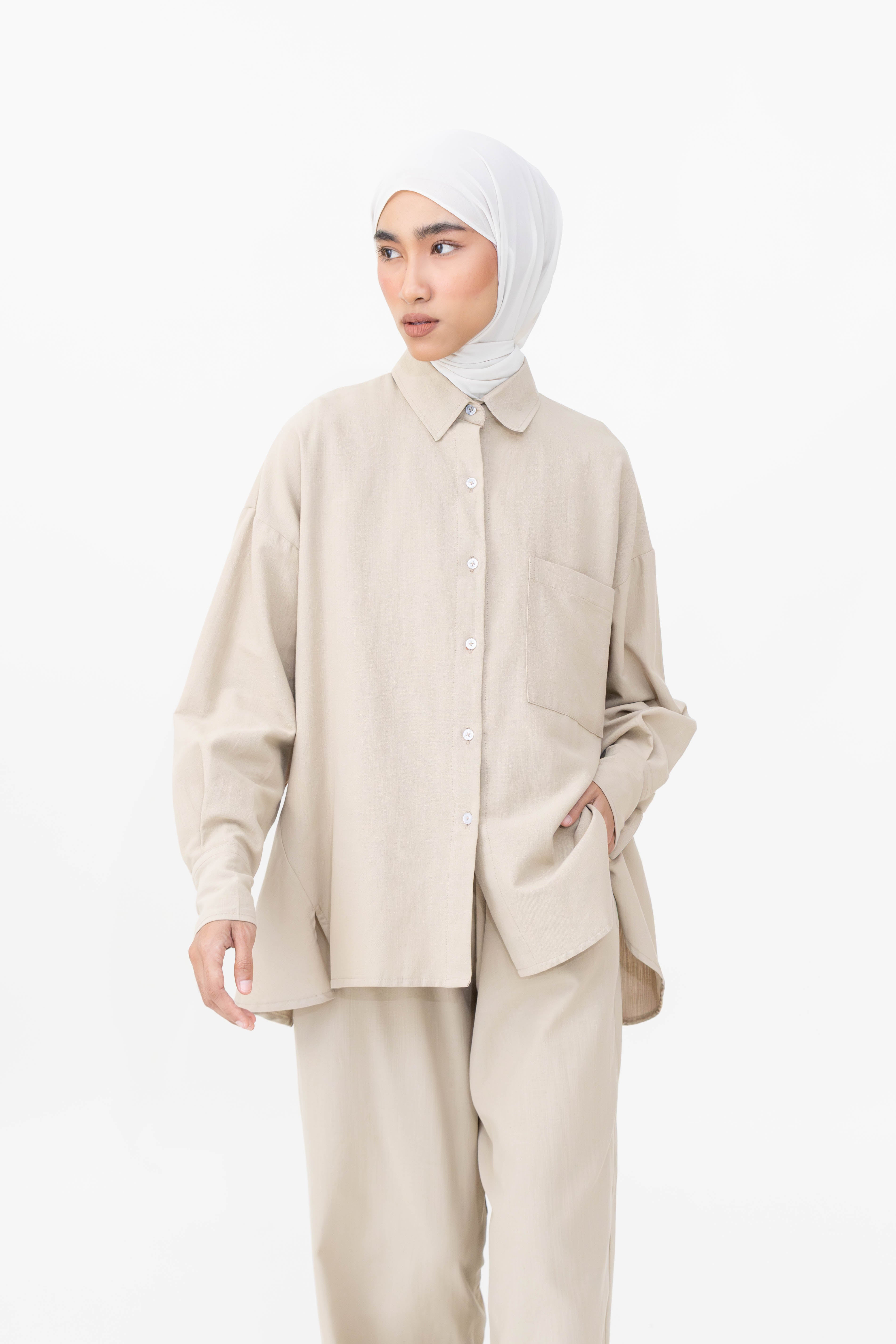 MELLOW LINEN TOP ONLY