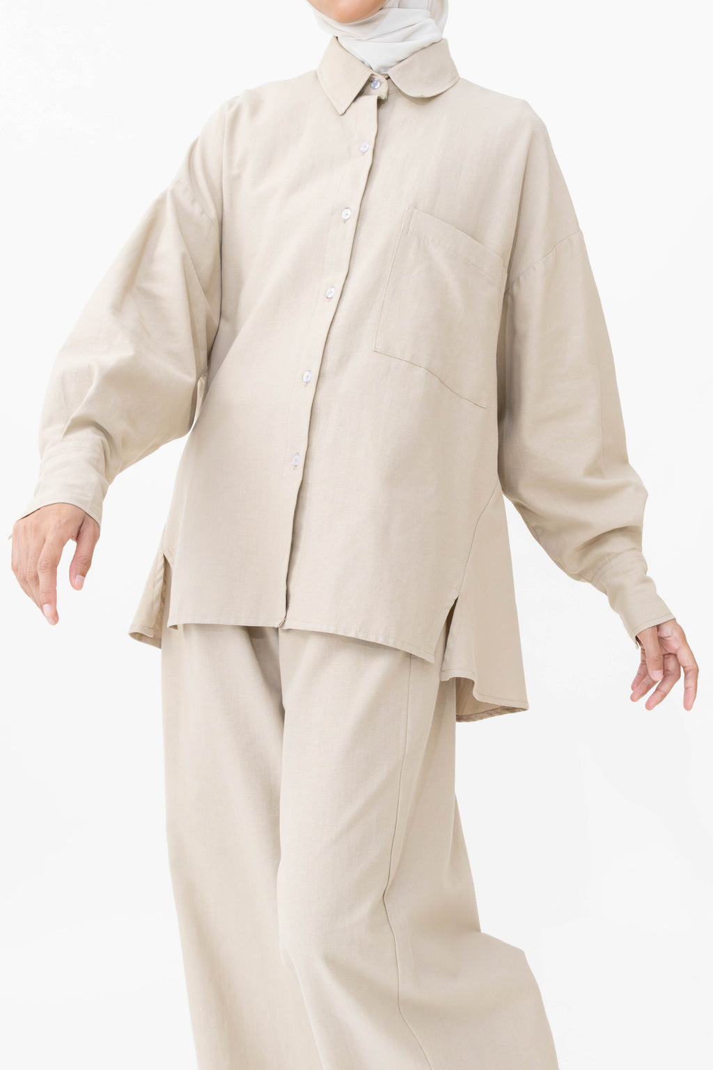 MELLOW LINEN TOP ONLY
