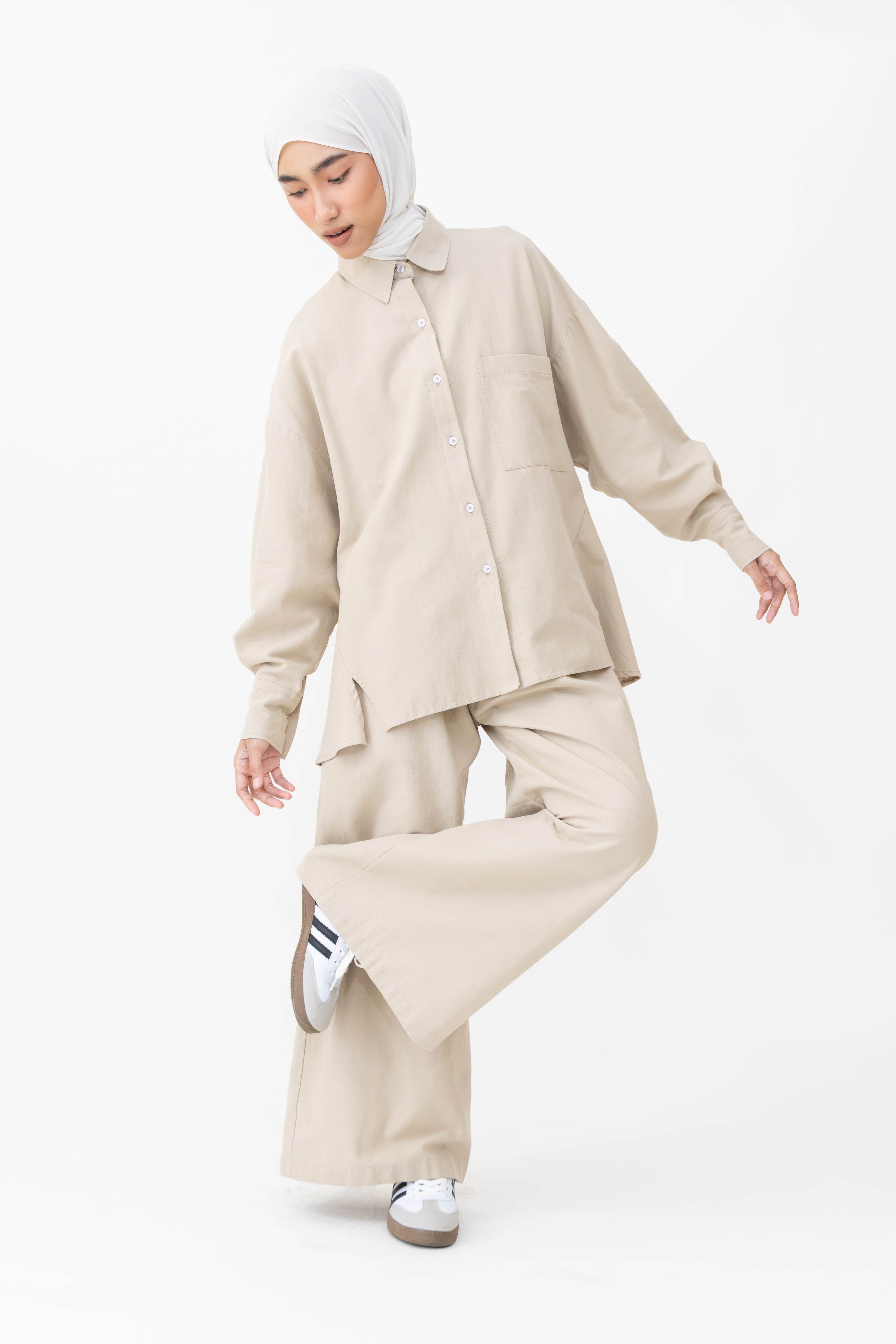 MELLOW LINEN TOP ONLY