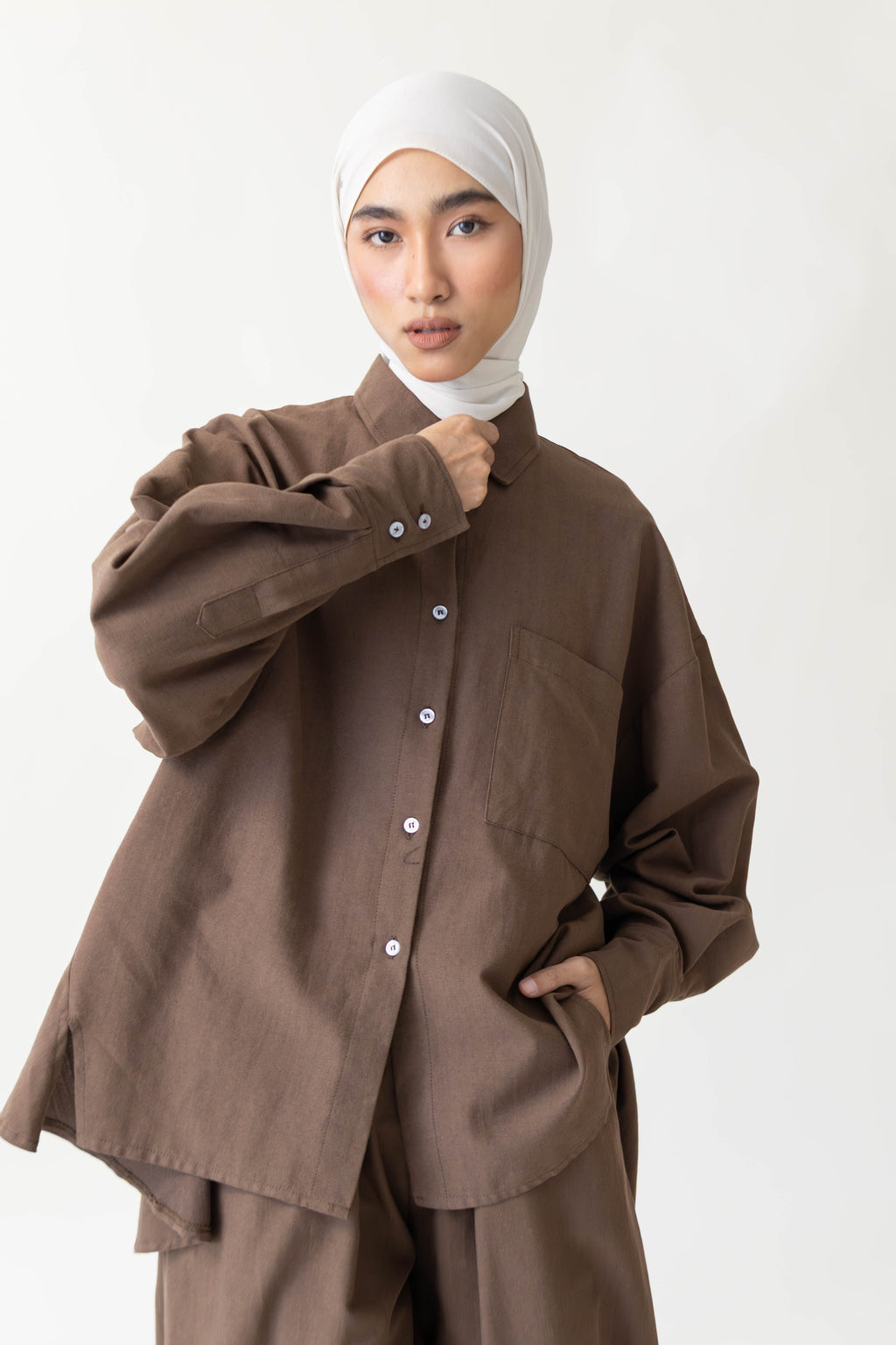 MELLOW LINEN TOP ONLY