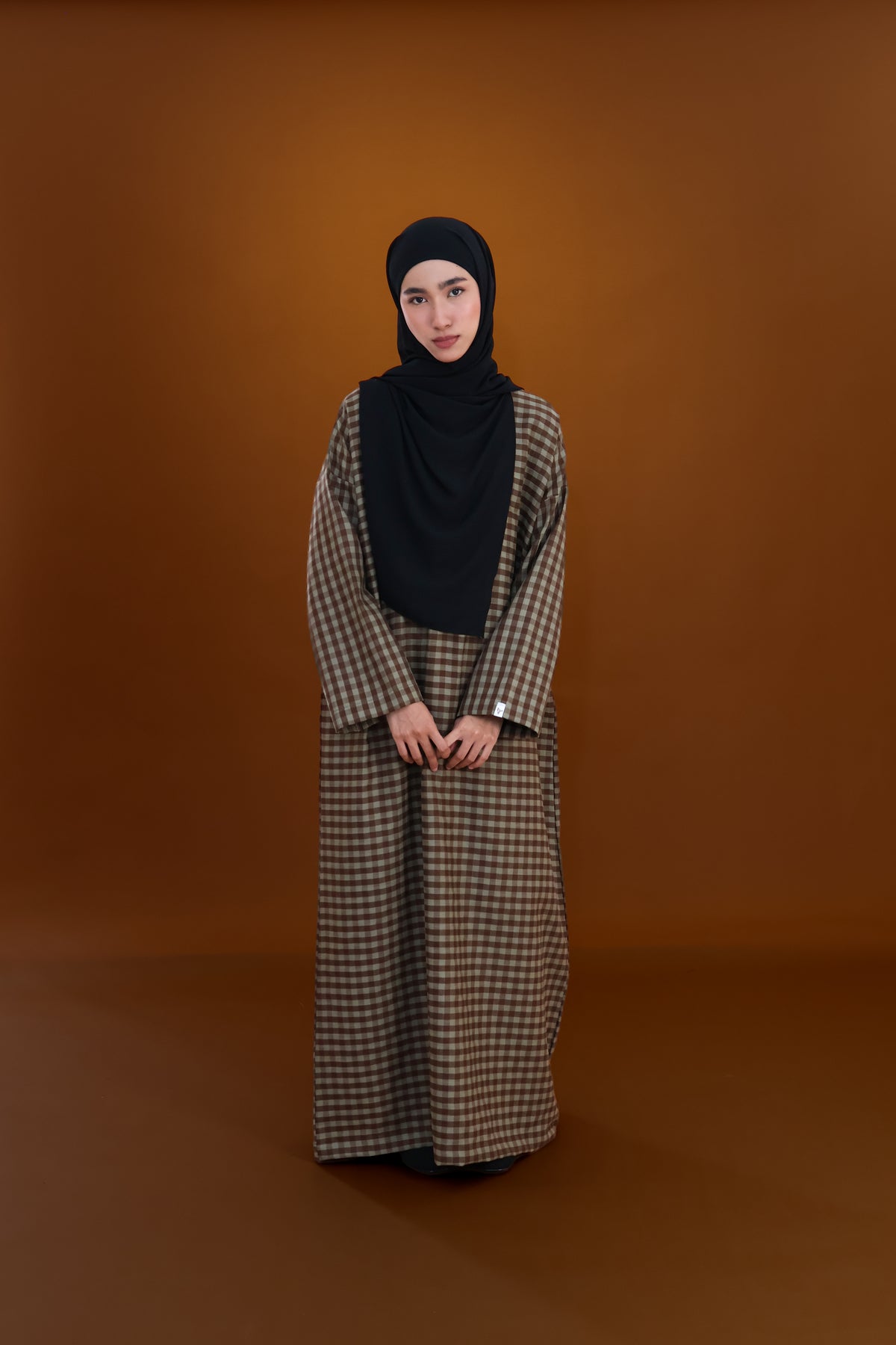 CHECKERED KAFTAN