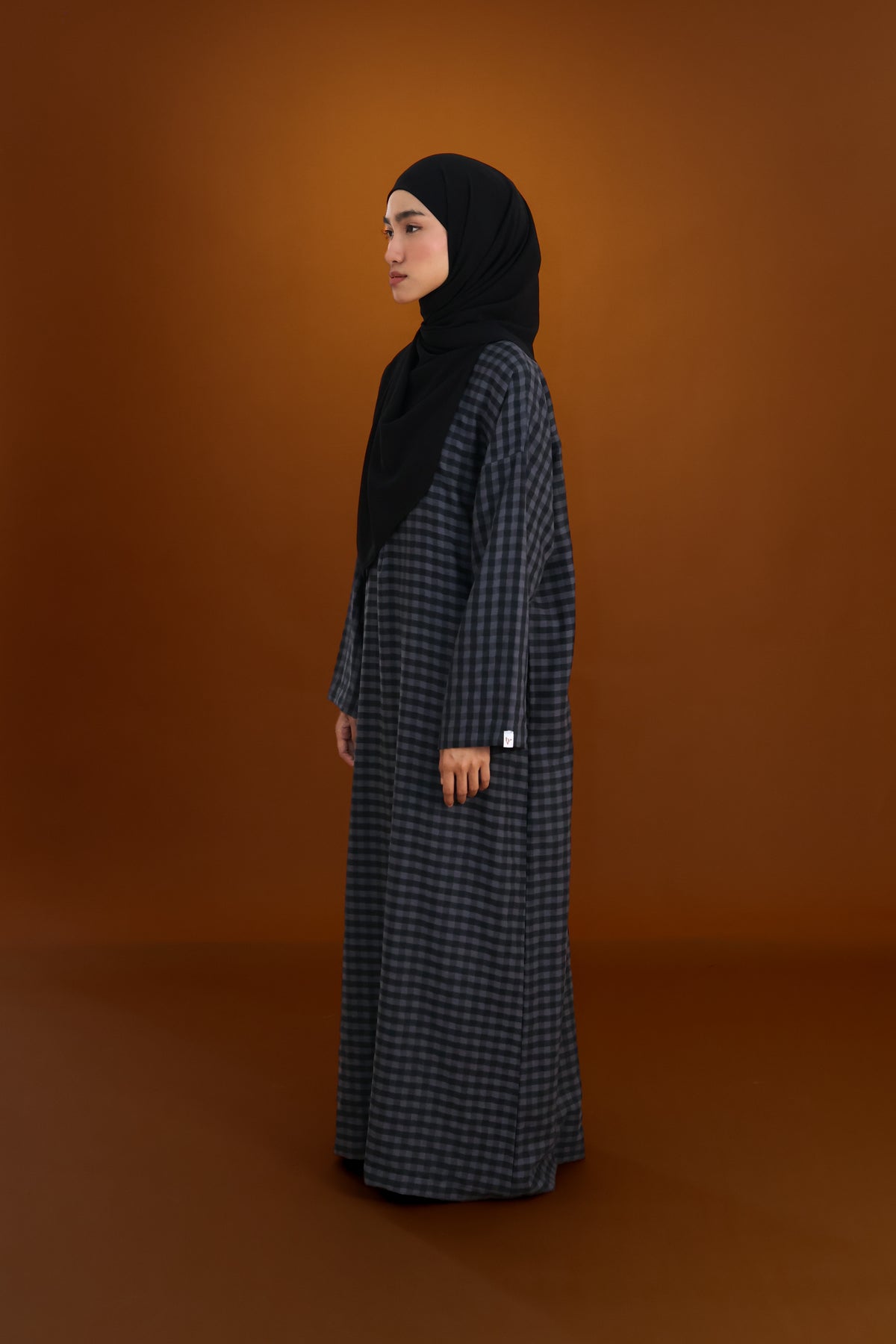 CHECKERED KAFTAN