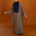 CHECKERED KAFTAN